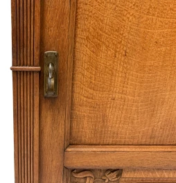 Arts & Crafts Art Nouveau One-Door Cabinet, 1900s